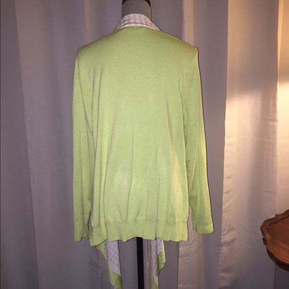 🕺💕HP 💕🕺 Drape front cardigan Sz X L EUC - Picture 3 of 6